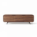 Meuble de rangement moderne en bois de noyer 150 x 45 x 60 cm