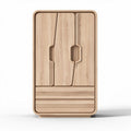 Armoire en bois de chêne de dimensions 80 x 40 x 120 cm avec design moderne