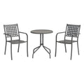 Ensemble de mobilier d'extérieur en métal gris(Gris)