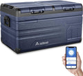 AAOBOSI 46 L Glaciere a Compression, Glaciere Electrique Double Zone, 12 V/24 V et 100-240 V Frigo Camping, -20 ℃ à 20 ℃, pour Voiture, Camion, Bateau, Camping-Car(72L)