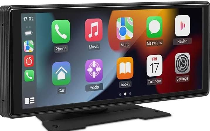 10.26 voiture miroir Radio multimédia lecteur vidéo universel sans fil Carplay Android Auto écran(Noir)